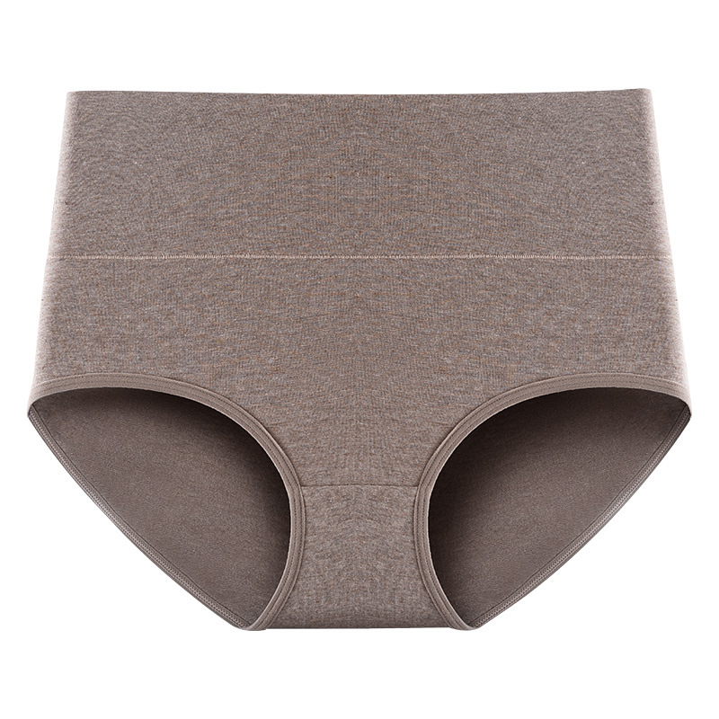 Agregue ropa interior de algodón de talla grande de fertilizante para mujer, ropa interior de cintura alta con abdomen y caderas, ropa interior de cintura alta de algodón, fábrica de ropa interior de cintura alta al por mayor