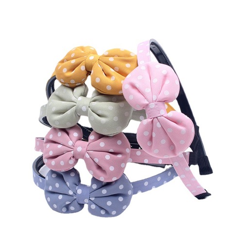 Japanese and south Korean children's hair bow hair hoop contracted cloth art students head hoop pressure hairpin 
