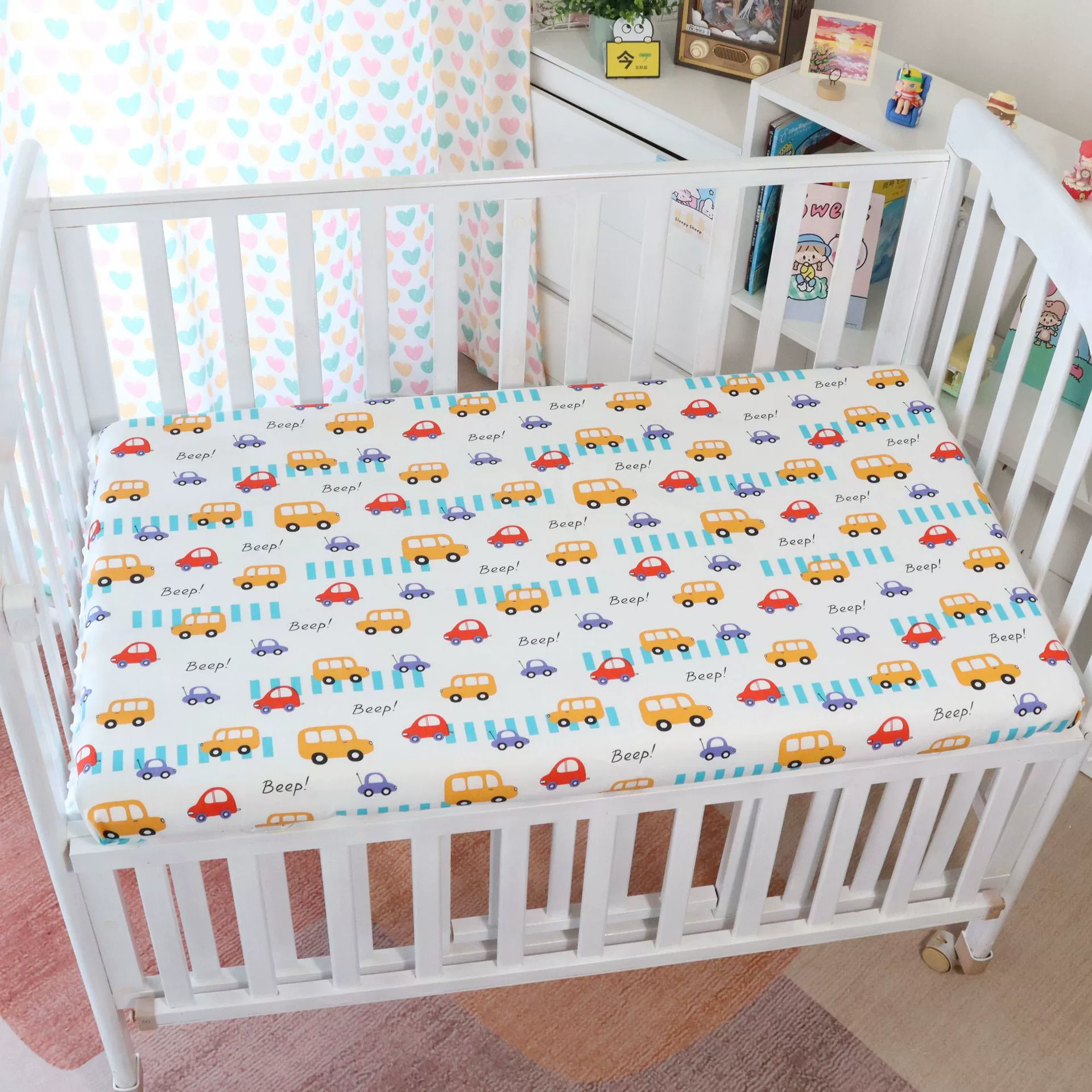 Ins детская экспортная простыня из чистого хлопка для кроватки, принадлежности для мамы и ребенка, чехол для кровати с героями мультфильмов, оптовая продажа