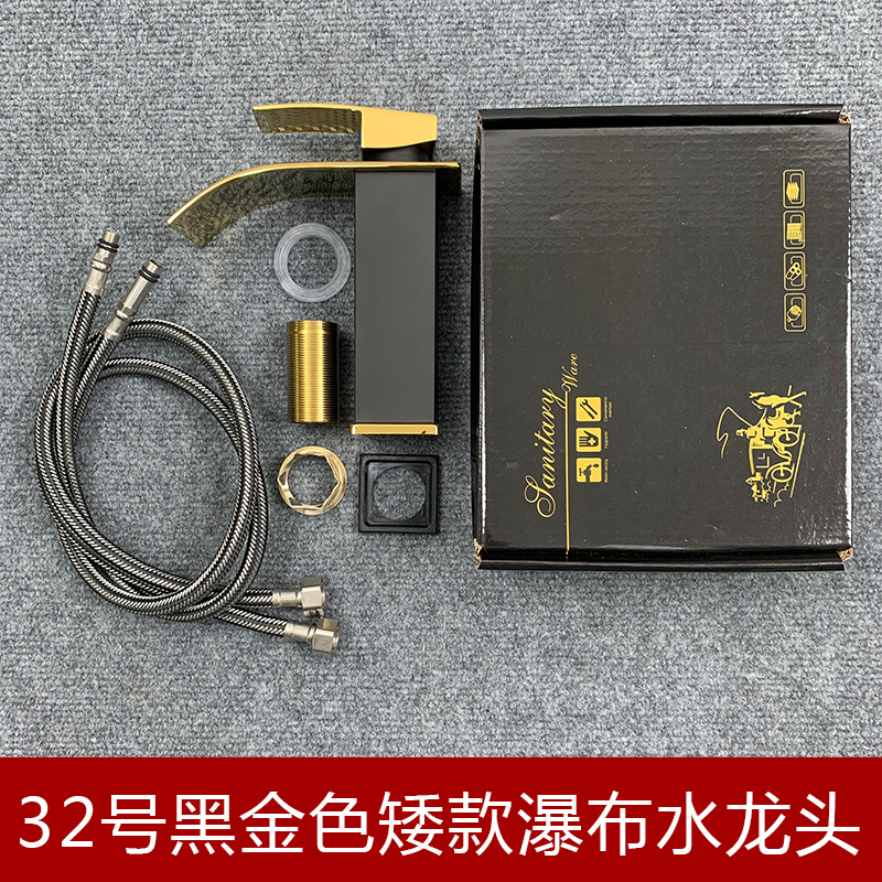 Grifo de Lavabo de Acero Inoxidable, Doble Función de Agua Fría y Caliente, para Lavabo de Baño, Encimera de Baño