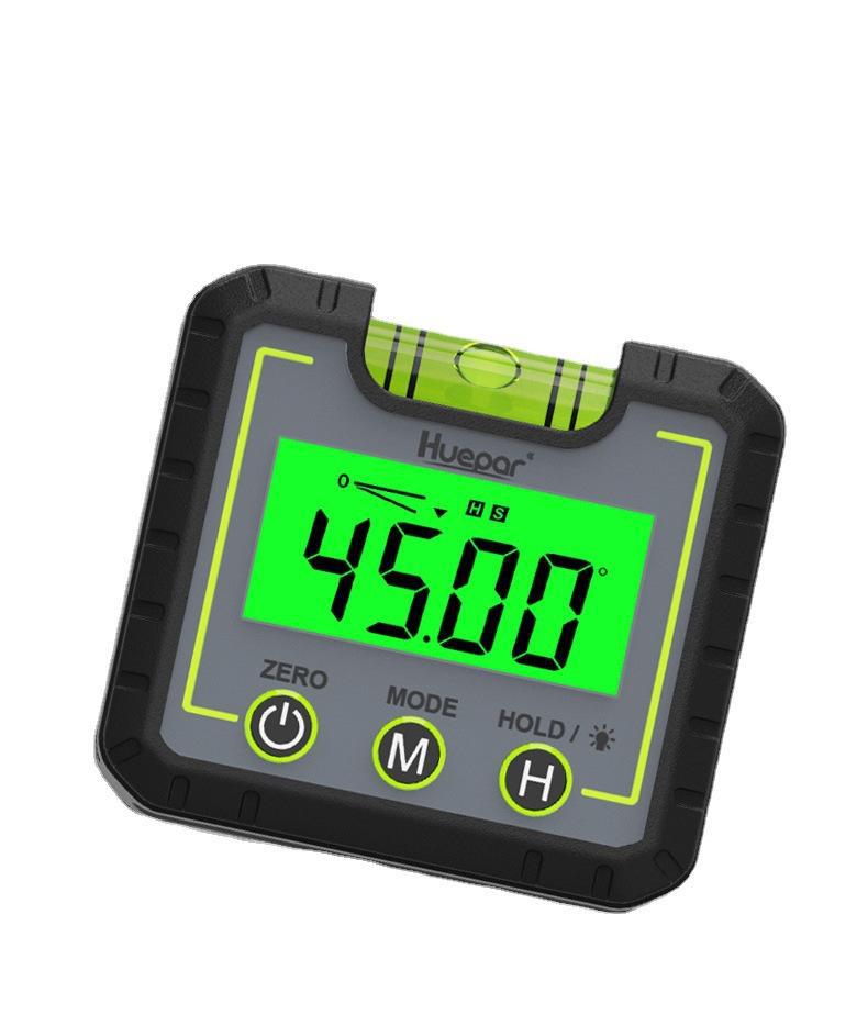 强盒迷你eparhu高精度量角电子测量倾角数显水平角度磁尺器坡包邮