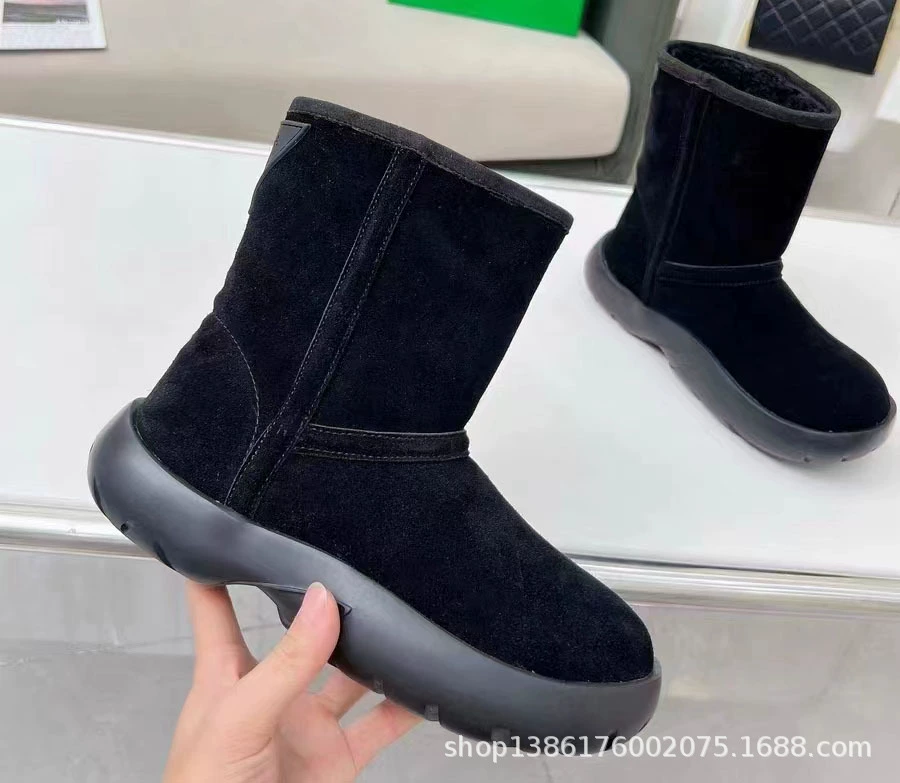 Новые осенне-зимние подошвы из пеноматериала, легкая подошва IP, зимние сапоги, подошва, мех, одни короткие сапоги, нескользящая подошва