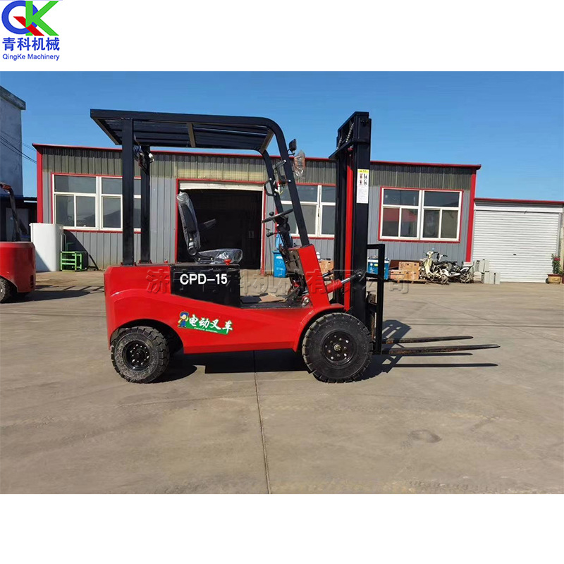 四支点平衡电动叉车 承重2T小型堆高车 前移式码头货物装卸设备