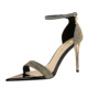 528-3 European and American wind sexy summer party with super high heels metal with pointed peep-toe one word with sandals