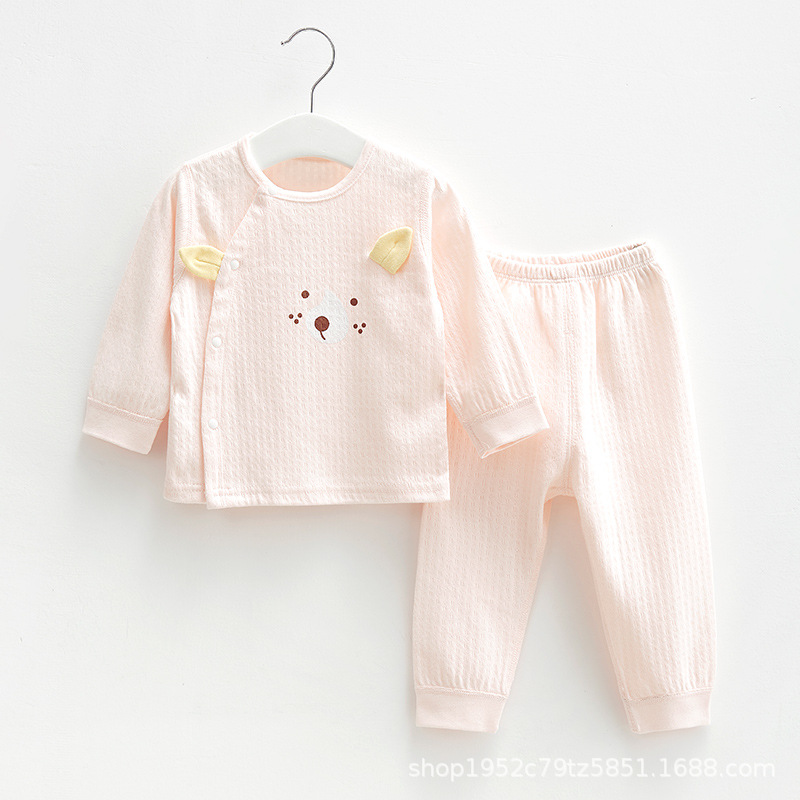 Ropa y pantalones de otoño para bebés, conjuntos separados de primavera y otoño para recién nacidos, conjunto de ropa interior de algodón fino para niñas y niños, ropa infantil, algodón puro.