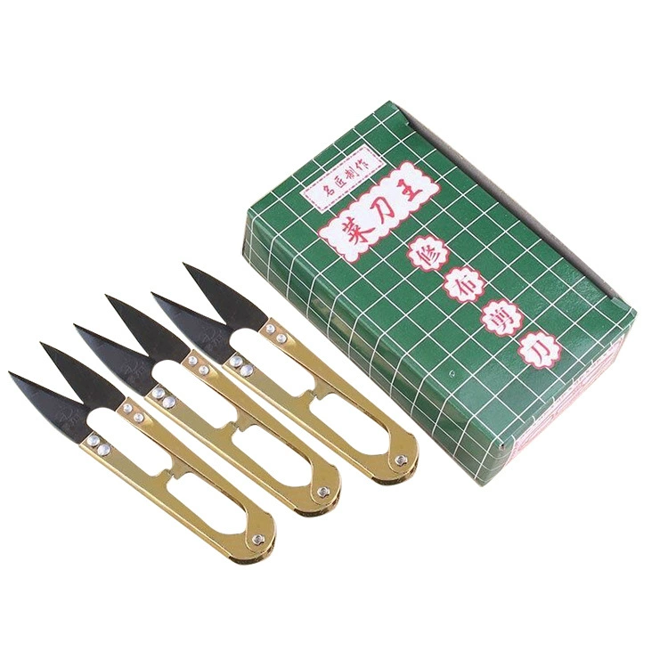 Кухонный нож King Пряжа Ножницы Инструмент для вышивки крестиком одежда портновская головка с нитками маленькие ножницы U-образные ножницы для пряжи