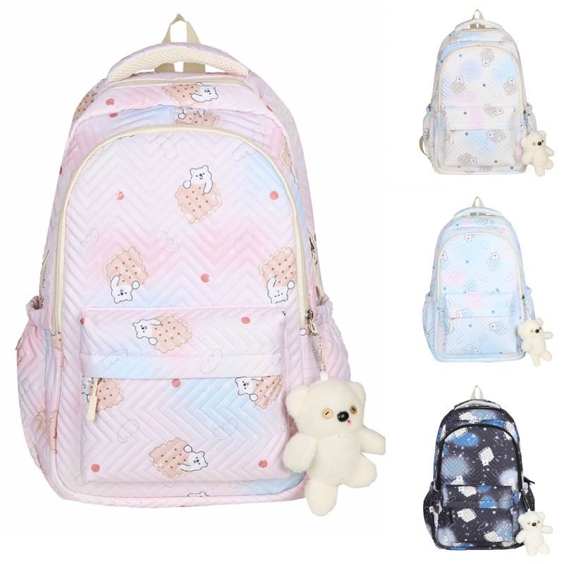 Nuevo fresco simple mochila estilo coreano versátil moda gran capacidad estudiante mochila ligero viaje mochila