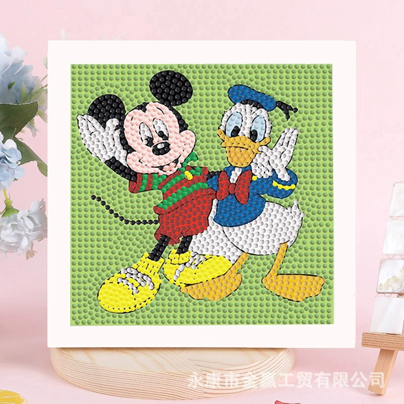 Мультяшная умная игрушка, DIY, новая коллекция, детское handmade diy, украшенная бриллиантами