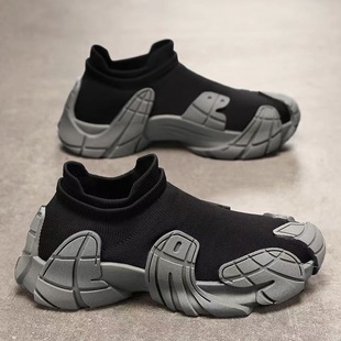 Mesh socks, breathable shoes, casual walking shoes, slip-on non-slip sports shoes, fashionable shoes