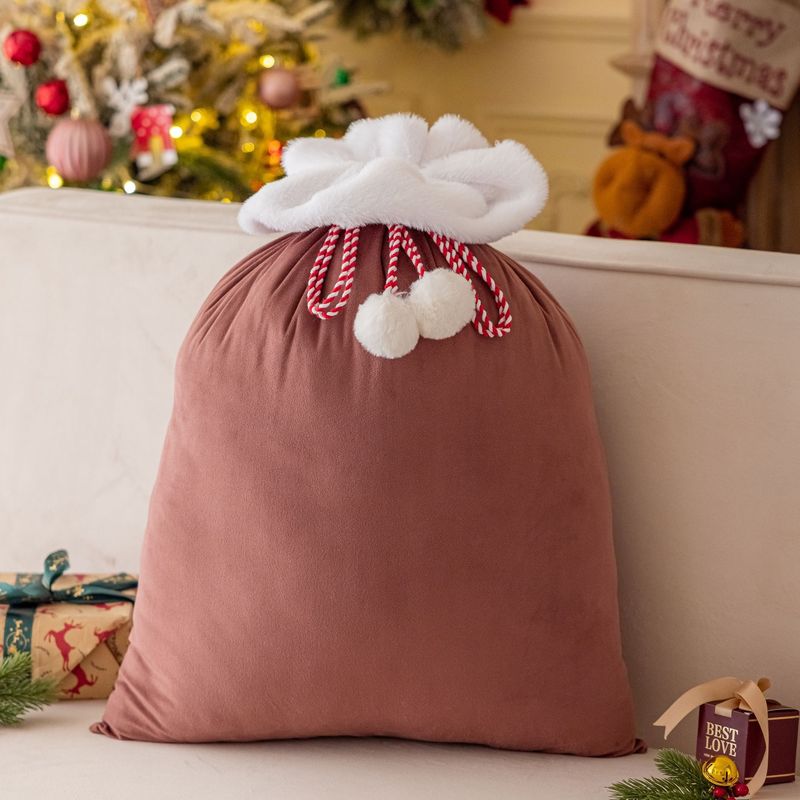 新しい国境を越えたクリスマスプレゼント袋欧米の新年プレゼント袋サンタcack DIYベルベットバッグ|undefined