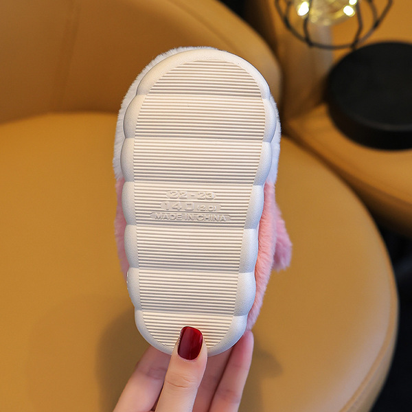 Children's winter non-slip keep warm slippers for boys