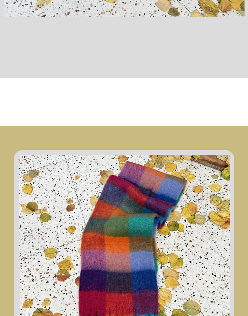 Daily Occasion Polyester Material Women's Simple Style Lattice Polyester Winter Scarves