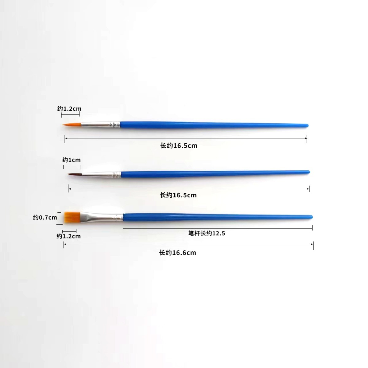 (Cross-border trading), (Wholesale), digital plastic nylon brush, gouache, art acrylic, liner 2