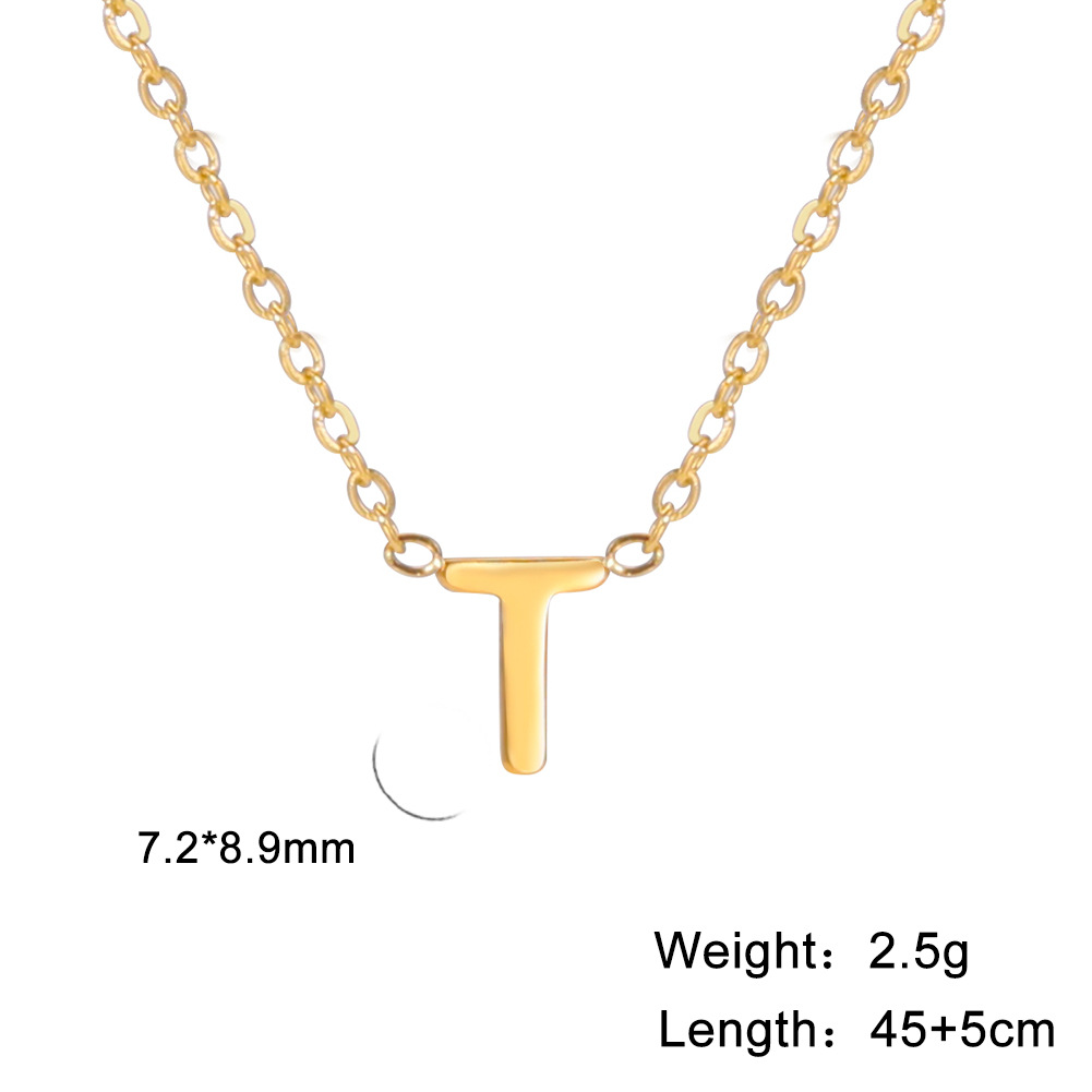 Golden, letter T