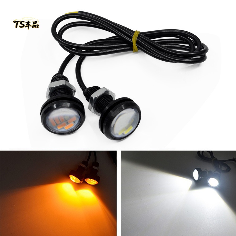 23 mm LED vintli əlavə işıq, 12 LED, iki rəngli, 12V