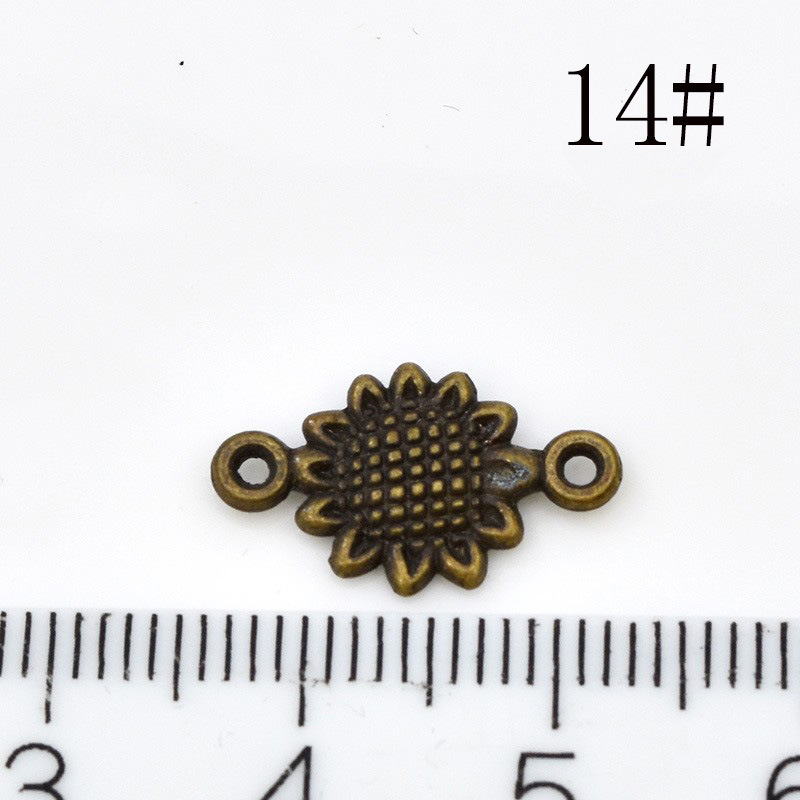 合金の部品の古青銅色の標識の森系の木の葉のペンダントのヘアピンの材料の手作りのdiyのヘアピンの装飾|undefined