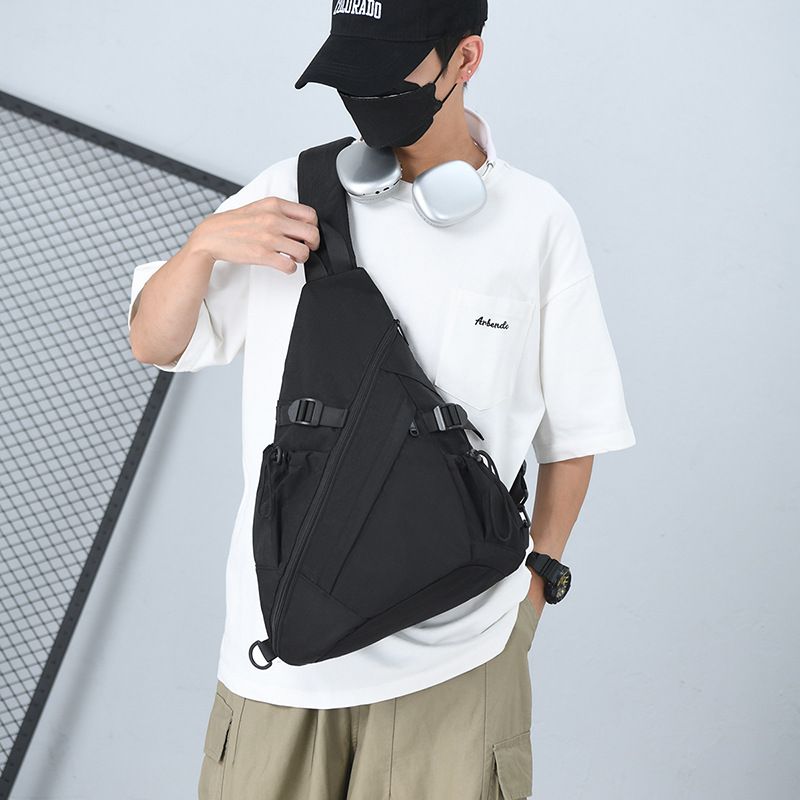 Transfronterizo 2024 nuevo bolso de pecho para hombre multifuncional de gran capacidad, ciclismo deportivo, mochila, bolso de mensajero al por mayor