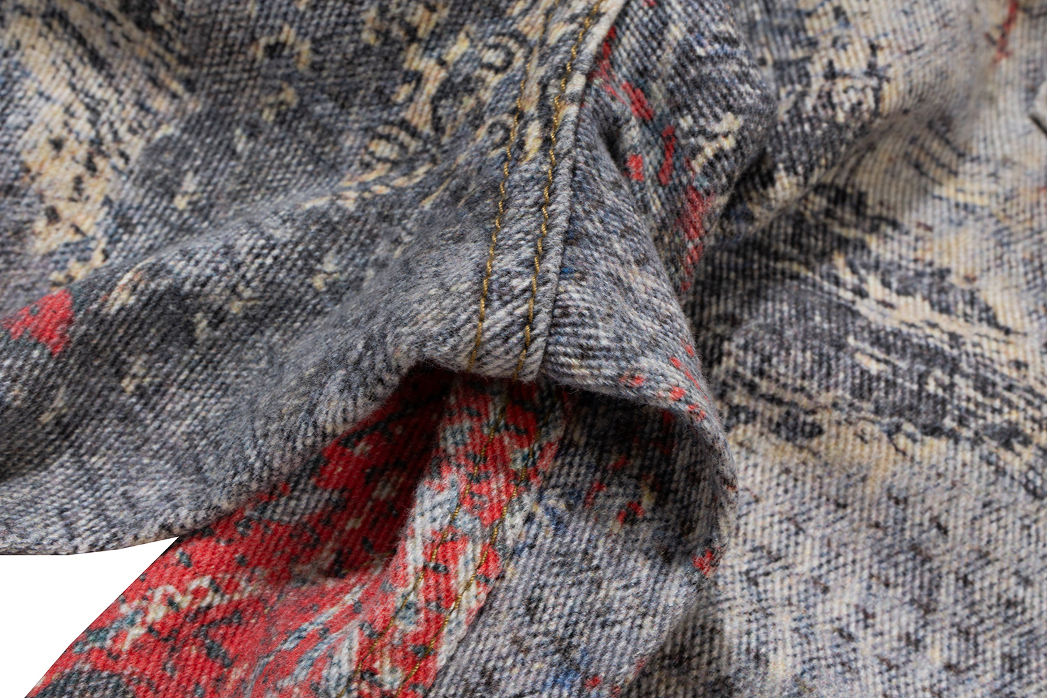 Jeans uomo gamba larga lavaggio effetto 3d vestibilità loose_voghion.com