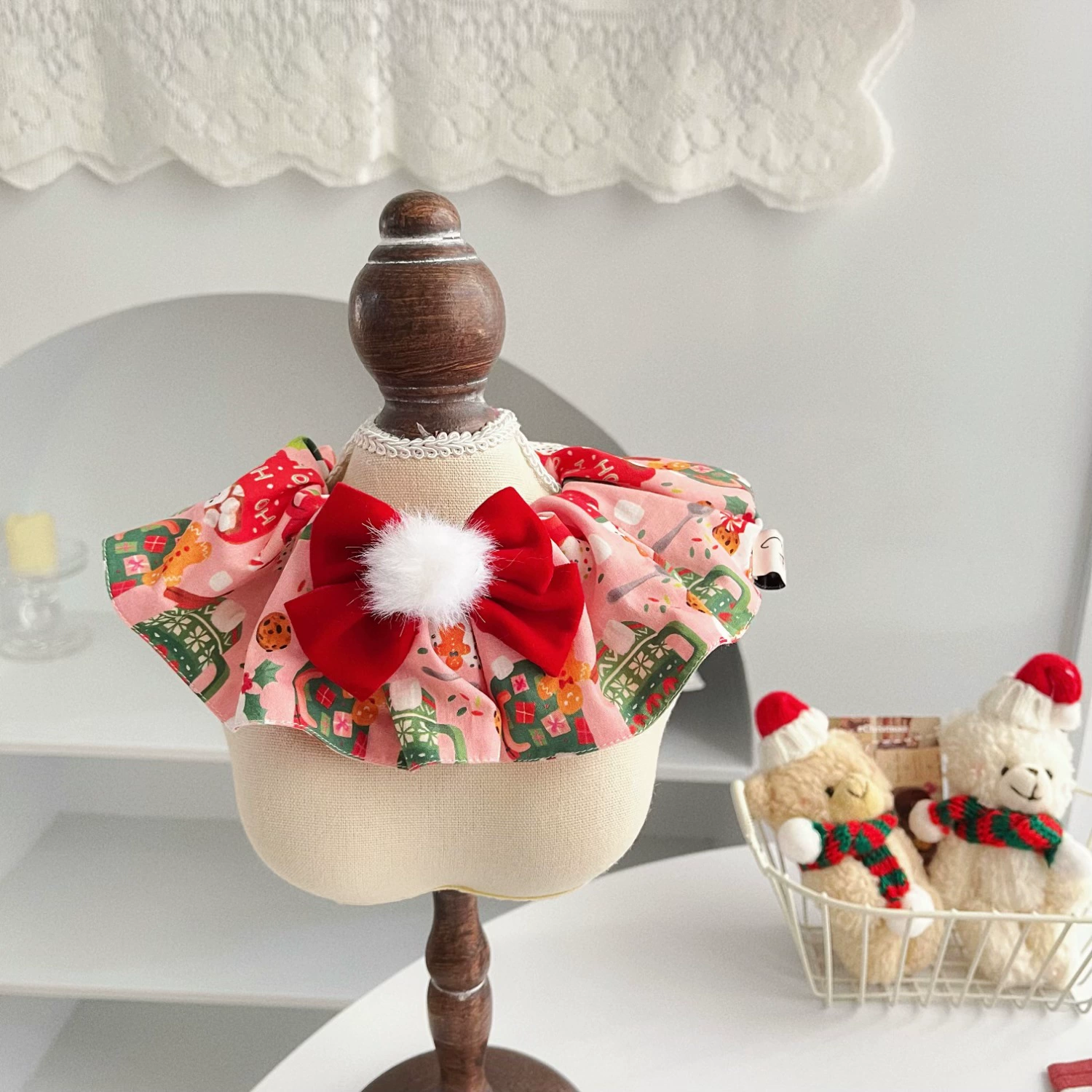 Оригинальный домашнее животное рождественский нагрудник кошачий собачий ошейник