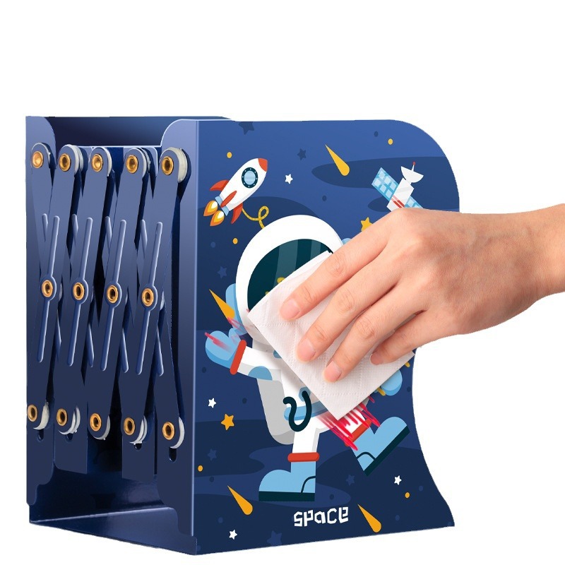 Estante telescópico para libros, mesa de almacenamiento, estantería de metal, clip para libros, libro fijo, deflector para libros, escritorio, creación de libros