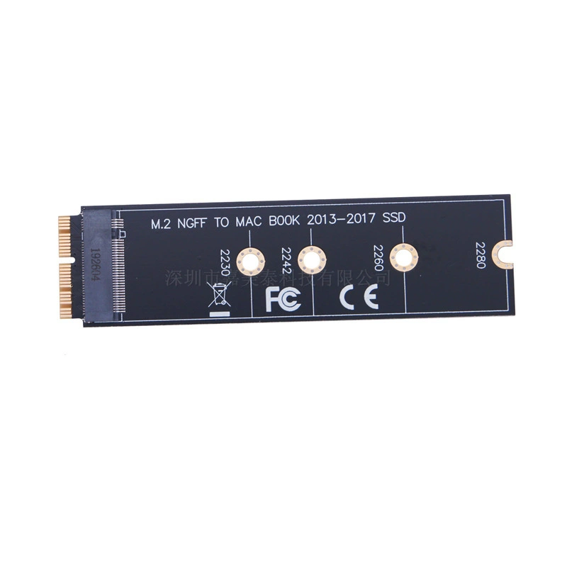 M.2 NVME protocol to 2013-2017 applicable to Apple solid-state hard disk transfer card PCIE3.0