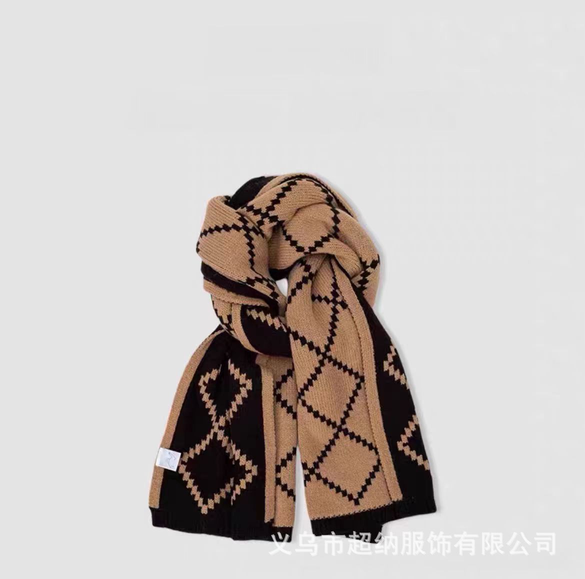 Invierno nuevo bufandas a cuadros de cachemira suave pegajosa flange collar retro grueso calentamiento al por mayor