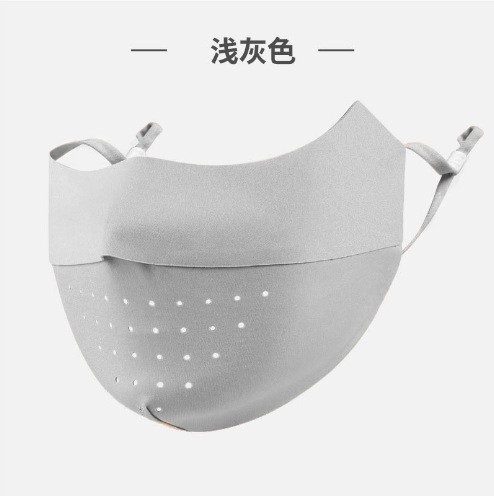 ヒアルロン酸3D立体日焼け止めマスク夏の氷糸マスク通気性水洗いマスク目尻保護紫外線防止|undefined
