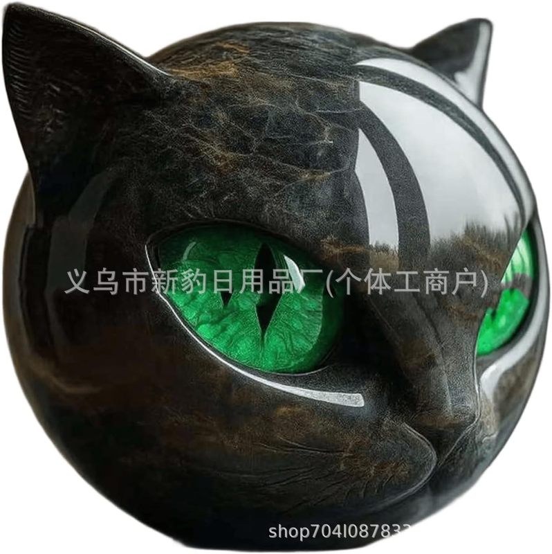 豪华黑猫树脂雕像Luxury Black Cat Stone Sculpture黑猫树脂雕像|undefined