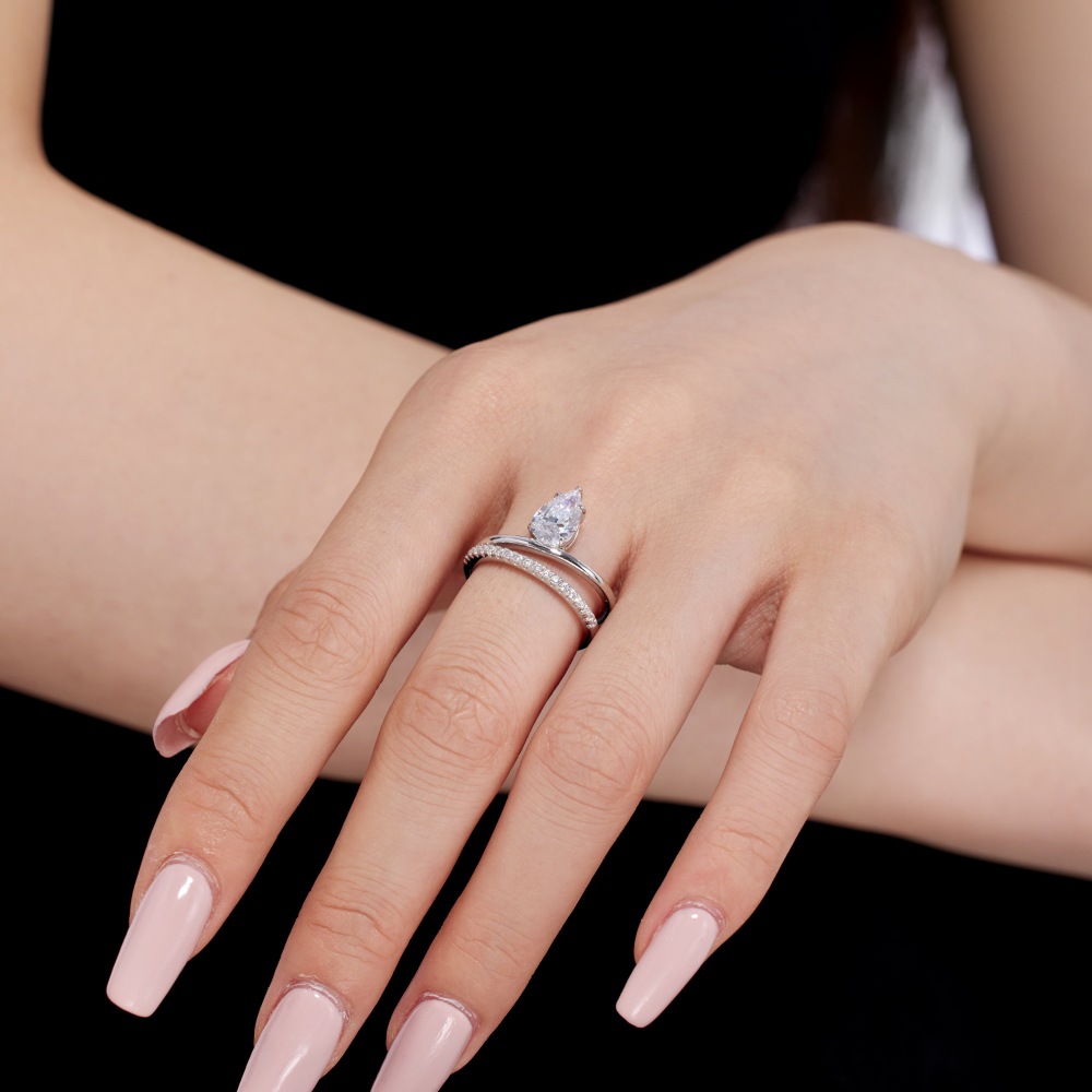 7g Weight Zircon Inlay Material Open Rings, Rings Classification 5, 9, Adjustable Ring Size 1 Piece Quantity Holiday, Daily Occasion 925 Sterling Silver Material Heart Shape Pattern Women's Gender Plating, Inlay Design Basic, Simple Style, Classic Style Style 925 Sterling Silver Zircon Heart Shape Open Rings Rings 51