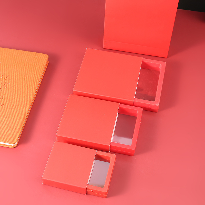 Red; 7*7*2 paper set (not including suspension box)