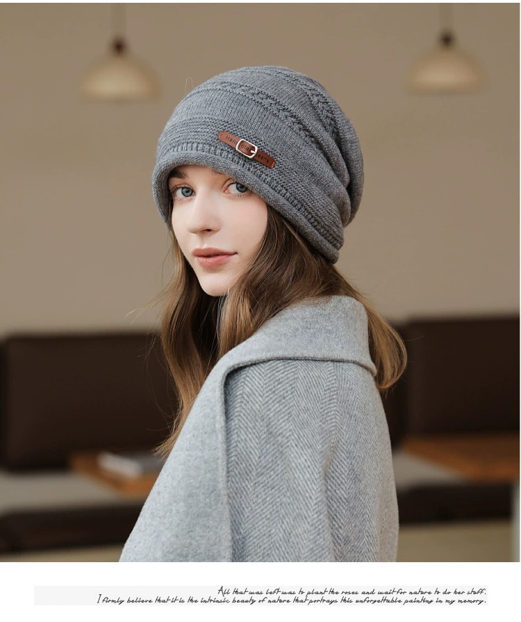 Women's Elegant Lady Simple Style Solid Color Eaveless Wool Cap display picture 2