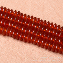 天然红玛瑙盘珠散珠隔片DIY手工串珠手链项链配件材料隔片饰品