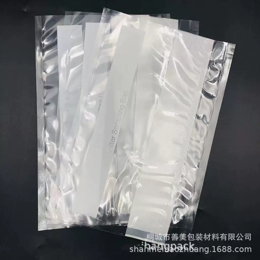 EO灭菌带滤膜采样袋400ml滤网均质袋食品取样袋半张滤膜样品袋