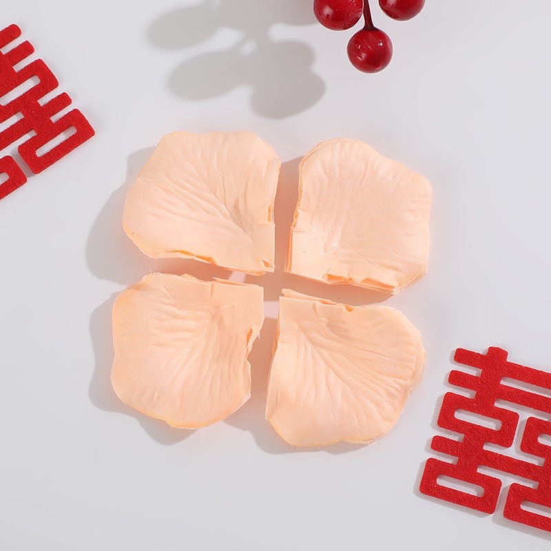 中国の創造的な模擬花びらお祝いバラの花びらウェディング用品アクセサリーバラの花びら結婚式の部屋の装飾|undefined