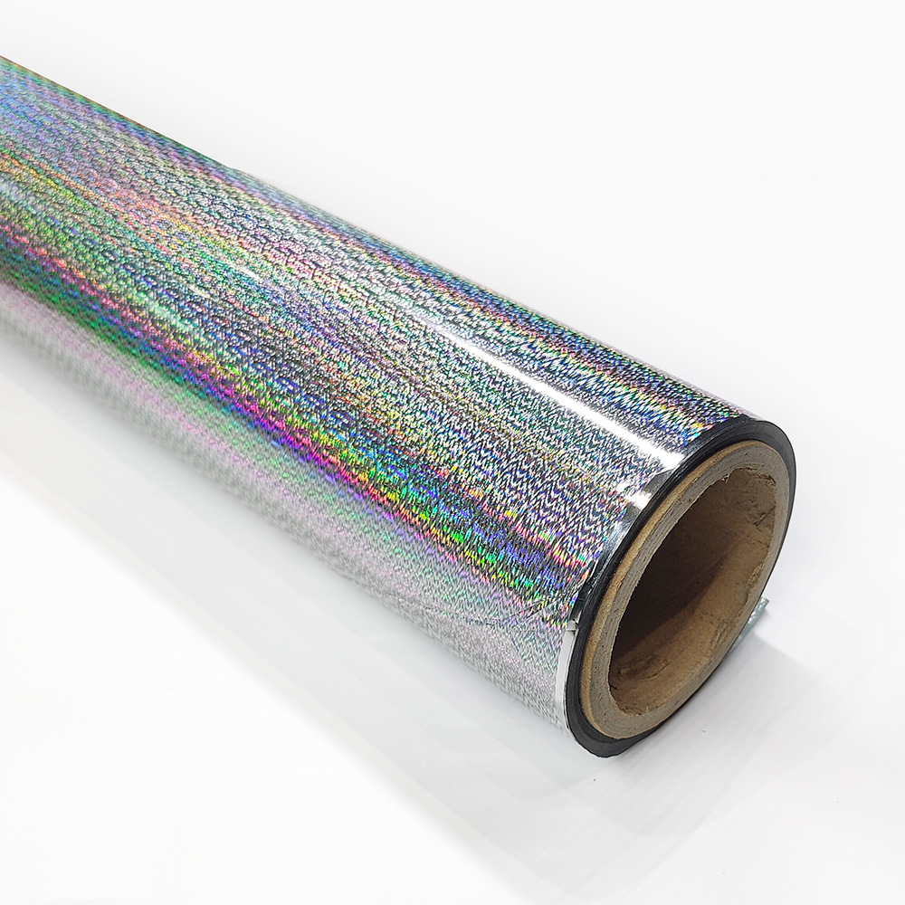 PET镭射镀铝转移膜预涂膜烫金膜鞋材辅料装饰材料工厂