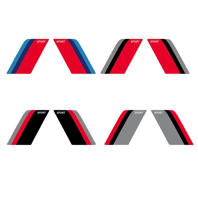Cross-border body new engine decoration car sticker sports reflective pull flower modification personality creative front bar sticker