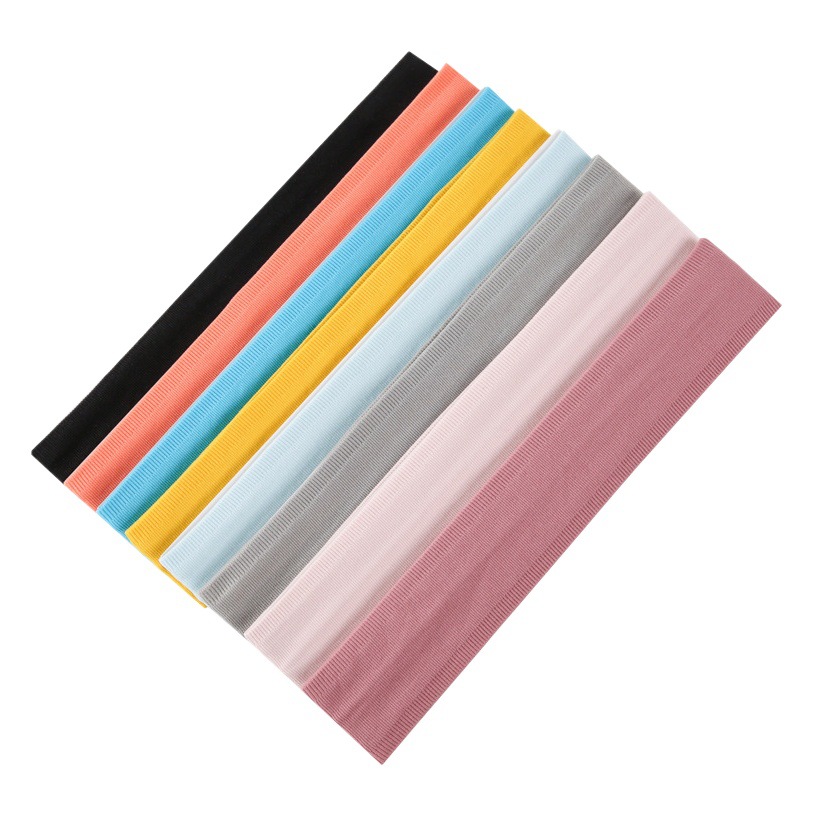 Sports hair band men's and women's running sweat-absorbent headband fitness yoga antiperspirant sweat-guiding headscarf hair band printed logo