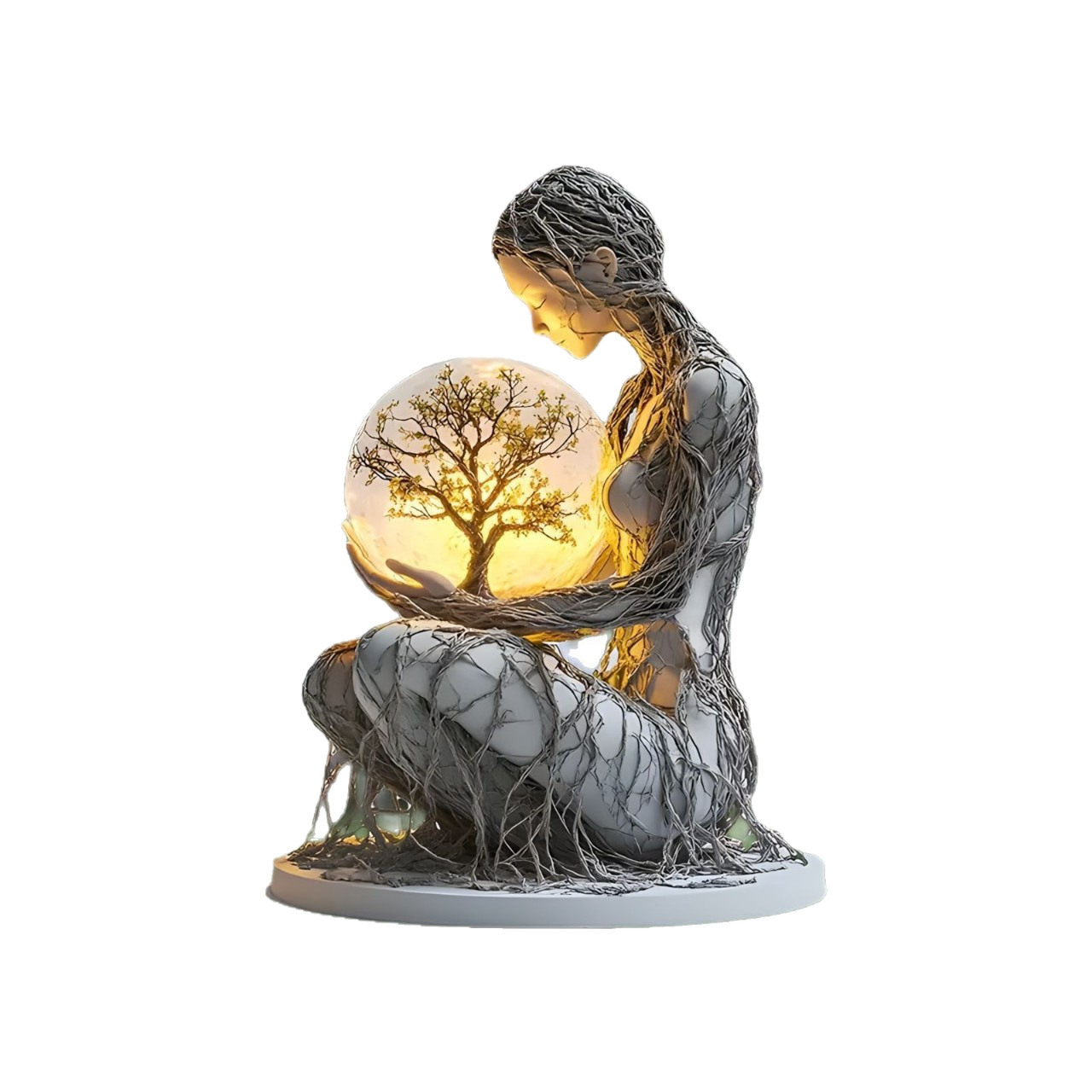 Transfronterizo 2D plano acrílico atrapador de sol colgante decoración de la diosa del bosque de Pascua colgante decoración de disco