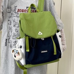 户外旅行双肩包大容量通勤百搭高颜值背包潮流轻便初中生书包批发