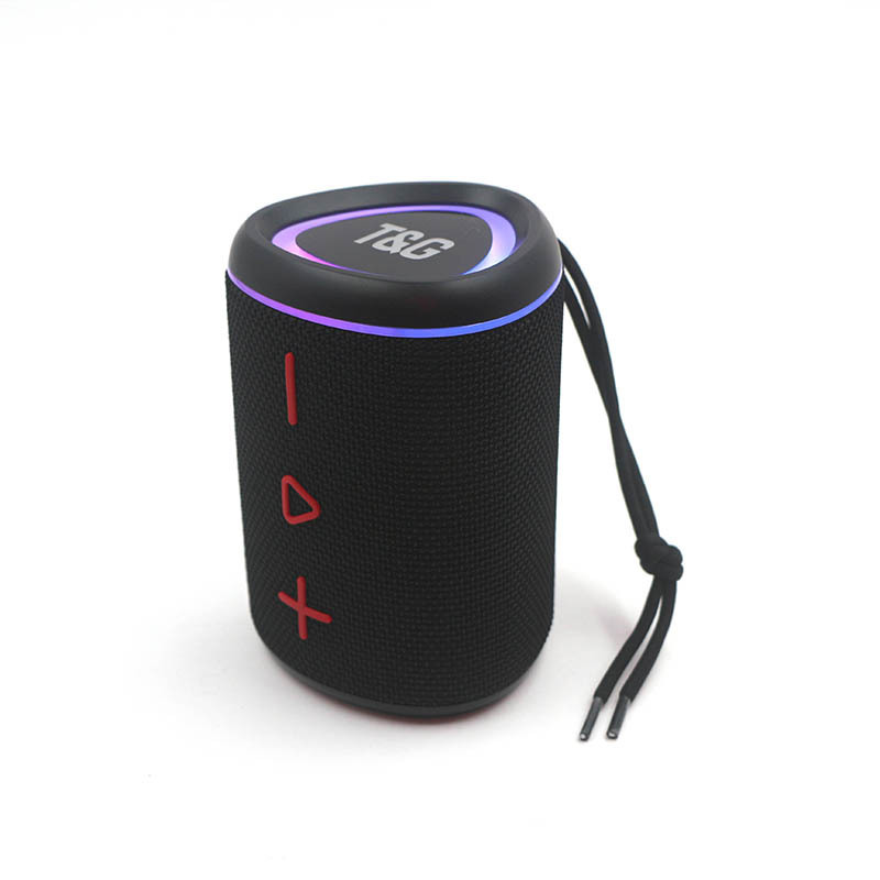 新しい TG466 ワイヤレス Bluetooth スピーカー LED カラーライトカード U ディスク FM ラジオ TWS ギフトスピーカー|undefined