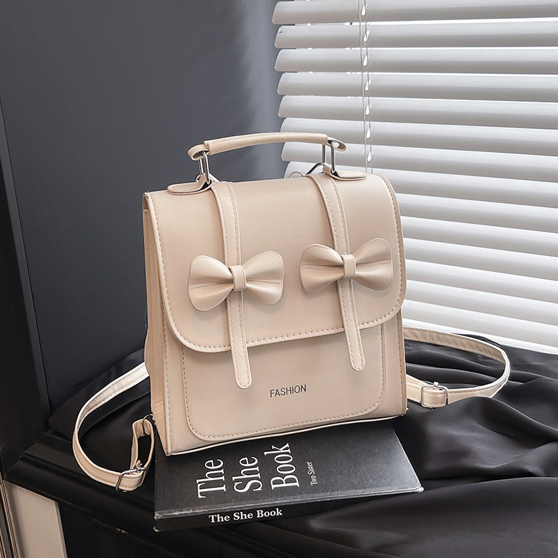 Solid color backpack