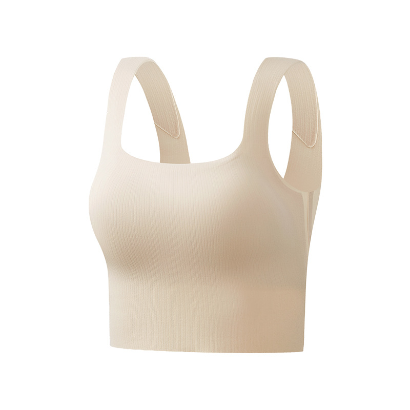 Otoño e Invierno nuevo bottoming ropa interior con almohadilla en el pecho se puede usar fuera chaleco caliente interior de las mujeres engrosada calefacción superior al por mayor