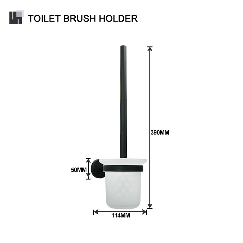 Toallero de baño de acero inoxidable negro mate transfronterizo Toalla de toalla Soporte de toalla de papel Gancho de ropa Baño de hotel Colgante de sala de moleteado de latón