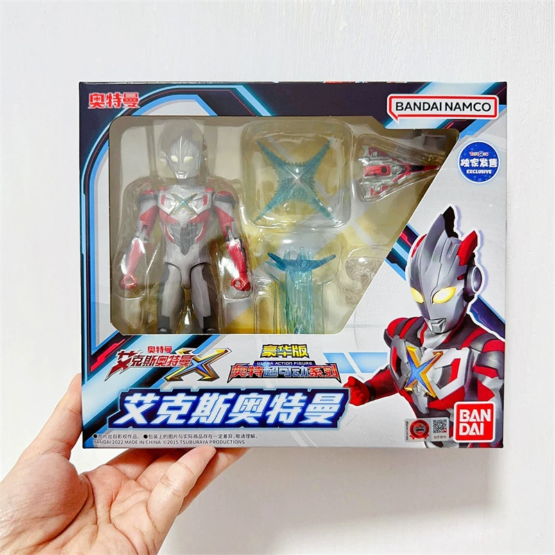 Bandai, Ultra, подвижный Ultraman Tiga, кукла, игрушка, роскошное издание