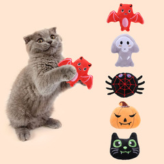 ペット用品卸売りハロウィーンカボチャの形猫玩具猫ミントが猫の歯ぎしりに耐えて猫のおもちゃをかむ