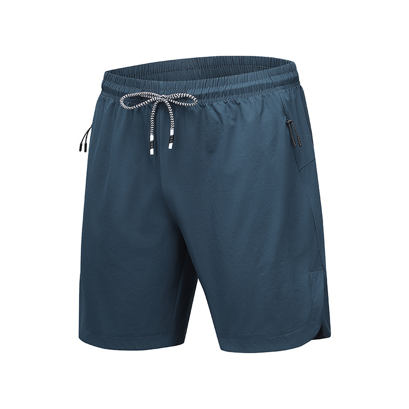 2025 verano transfronterizo nuevo estilo pantalones de seda de hielo real pantalones casuales verano hombre secado rápido transpirable en vivo pantalones cortos de seda de hielo deportes