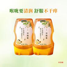 汪氏蜂蜜官方旗舰店秦岭洋槐蜜深山纯蜂蜜便携装挤压瓶305g瓶