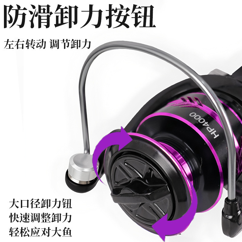厂家直销金属纺车轮渔线轮路亚轮鱼轮远投轮海竿渔具纺车轮全金属|undefined
