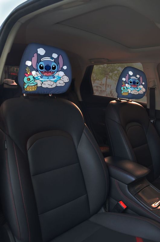 新しいステッチ漫画車の枕弾性防汚耐久性のあるインテリアカバーは、写真に従って創造的な保護カバーとして使用できます|undefined