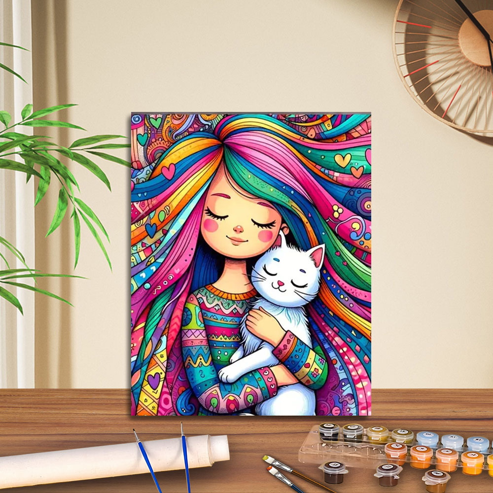 Transfronterizo jitdiy agente de pintura al óleo digital fabricantes al por mayor puestos de pintura al óleo artesanal pintura decorativa Amazon relleno de color